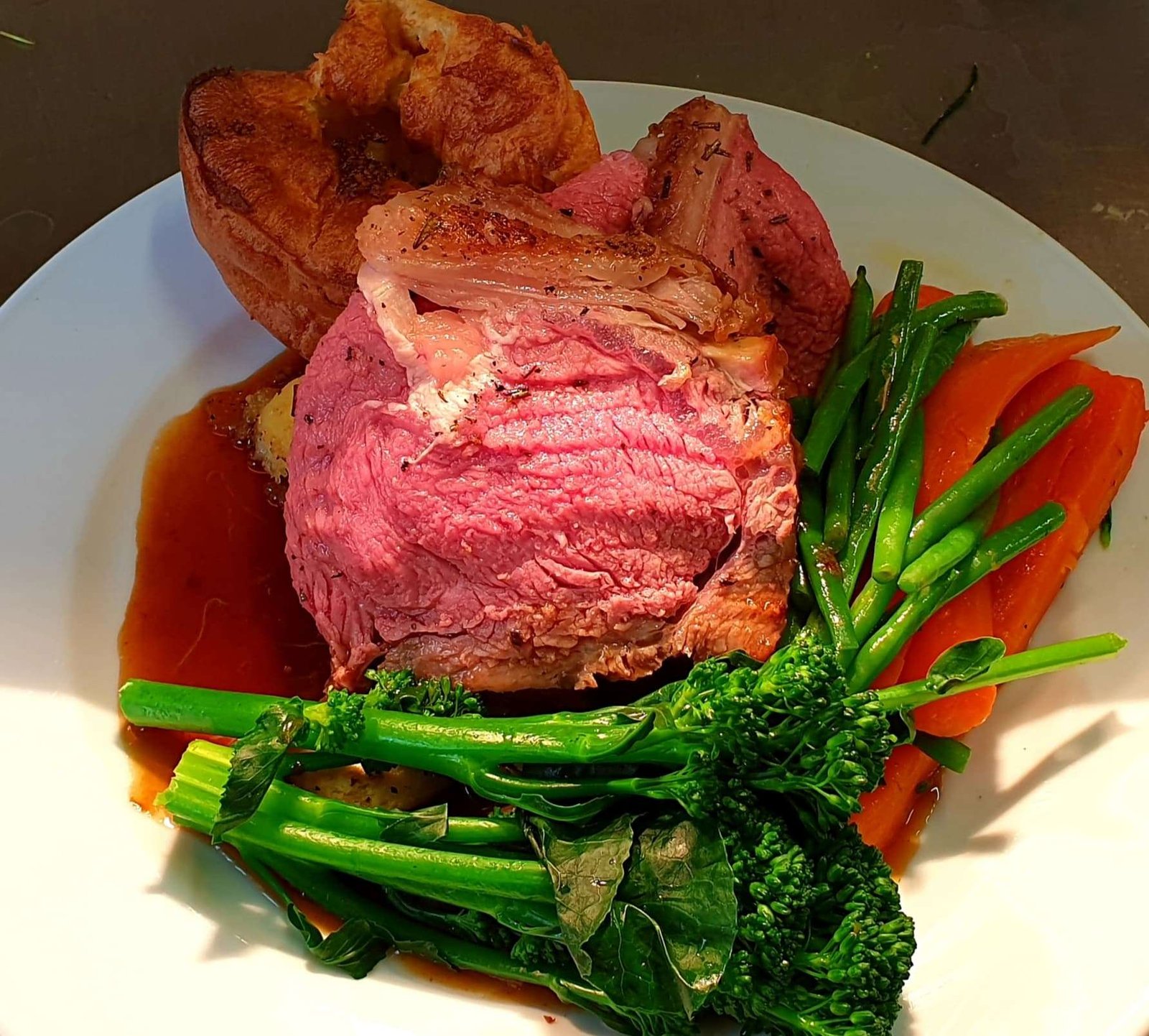 Sunday roast sirloin of beef