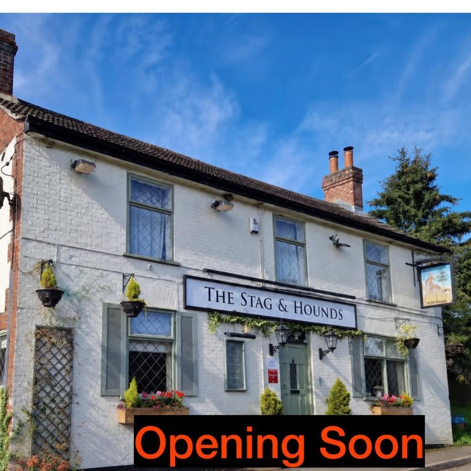 The Stag and Hounds pub sign